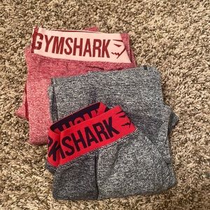 Gymshark Flex low rise Sapphire Rose and Beet Marl legging